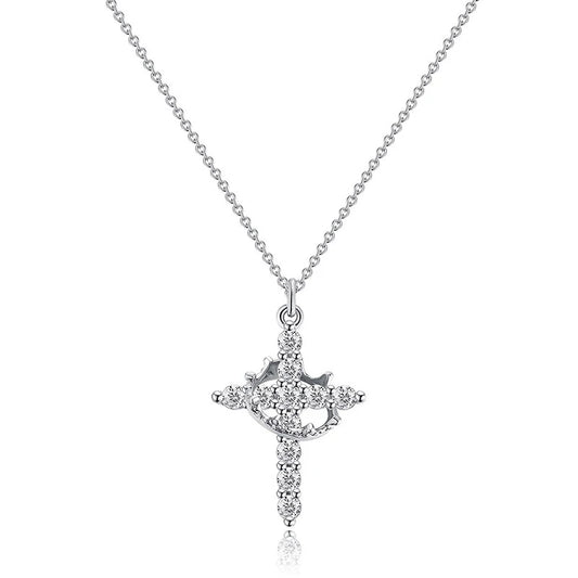 Cross & Crown Necklace